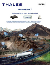 Thales MissionLINK Certus 200 Installation Manual