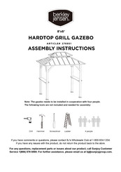 Berkley Jensen 276951 Assembly Instructions Manual