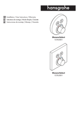 Hans Grohe ShowerSelect S 15743701 Installation And User Instructions Manual
