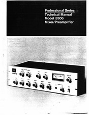 JBL 5306 Technical Manual