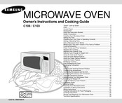 Samsung C103VR Owner's Instructions And Cooking Manual