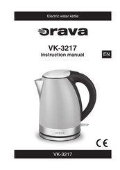 Orava VK-3217 Instruction Manual