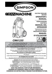 Simpson Clean Machine CM61235 Manuals | ManualsLib