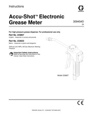 Graco Accu-Shot 233807 Instructions Manual