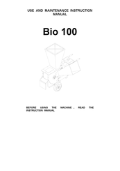 Caravaggi BIO 100 T Use And Maintenance Instruction Manual