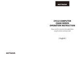 Motinova CS800 Series Operation Instruction Manual