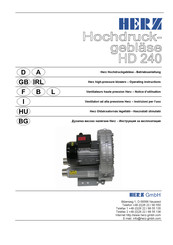 Herz 5100200 Operating Instructions Manual
