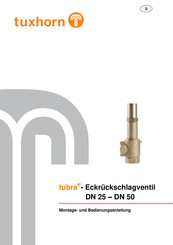 Tuxhorn tubra DN 32 Assembly And Operating Instructions Manual
