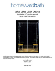 Homewardbath Venus HW6028S Installation & Operation Manual