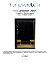 Homewardbath Venus HW6028S Installation & Operation Manual