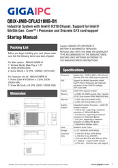 GIGAIPC QBiX-JMB-CFLA310HG-B1 Startup Manual