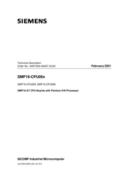 Siemens SMP16-CPU065 Manual