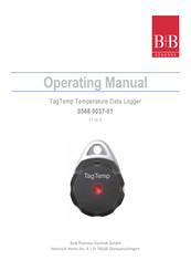 B+B Sensors TagTemp Operating Manual