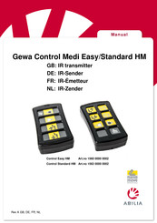 Abilia Gewa Control Easy HM Manual