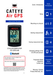 Cateye Air GPS Instruction Manual
