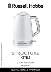 Russell Hobbs Structure RHK332 Series Instructions And Warranty