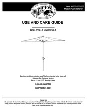 Hampton Bay BELLEVILLE UCS00404D Use And Care Manual