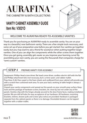 AURAFINA V3021D Assembly Manual
