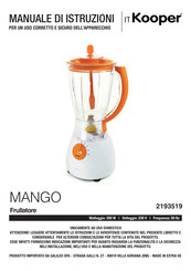 Kooper MANGO Instruction Manual
