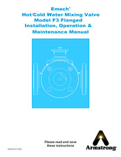 Armstrong Emech F3050R Installation, Operation & Maintenance Manual