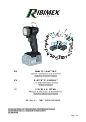 Ribimex PRBAT20/TORZSB User And Maintenance Manual