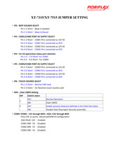 POSIFLEX XT-7515 Quick Start Manual