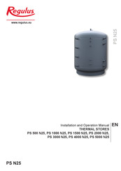 Regulus PS 3000 N25 Installation And Operation Manual