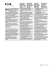 Eaton Power Defense PD3 Instruction Leaflet