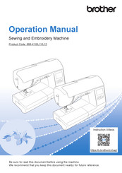 Brother SE2000 Operation Manual