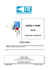 Kremlin-Rexson AIRMIX 20-15 Original Manual