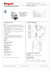 Legrand 4 120 15 Manual