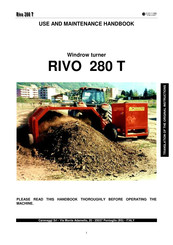 Caravaggi RIVO 280 T Use And Maintenance Handbook