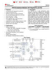 Texas Instruments TRF3722 EVM Manual