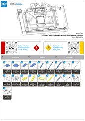 Alphacool Eisblock Aurora Geforce RTX 4090 Aorus Master Gaming Manual