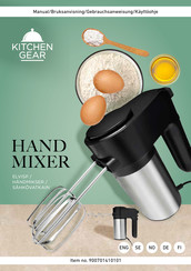RUSTA KITCHEN GEAR 900701410101 Manual