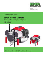 EDER EPC 130 Operating Instructions Manual