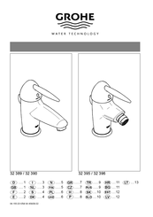 Grohe 32 396 Instruction Manual