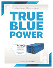 Mid-Continent Instrument TRUE BLUE POWER TFC4000 Installation Manual And Operating Instructions