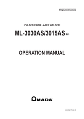 Amada ML-3030AS Operation Manual