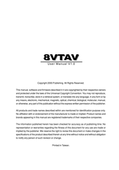 Fastfame 8VTAV User Manual