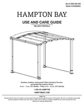 HAMPTON BAY MILLBAY GFS60005C Use And Care Manual