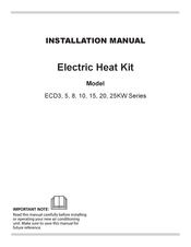 Mars ECD3KW Series Installation Manual
