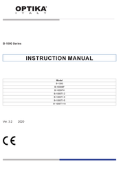 Optika B-1000 Series Instruction Manual
