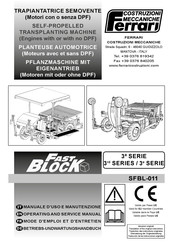 Ferrari Costruzioni Meccaniche FAST BLOC 3 Series Operating And Service Manual