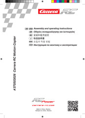 Carrera RC RC POWER 370503026 Assembly And Operating Instructions Manual