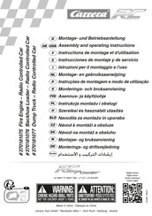 Carrera RC RC POWER Backhoe Loader Assembly And Operating Instructions Manual