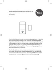 Yale AC-MDC Manual