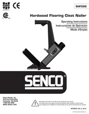 ISANTA SENCO SHF200 Operating Instructions Manual