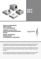 SagiCofim DIF.P Assembly, Installation And Maintenance Manual
