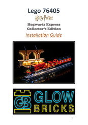 Glow Bricks HarryPotter Hogwarts Express Collector's Edition Lego 76405 Installation Manual